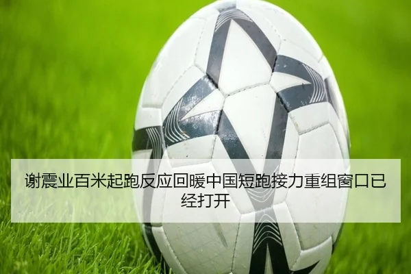 谢震业百米起跑反应回暖中国短跑接力重组窗口已经打开